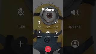 Incoming Call from Minions Fake call