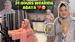 24 Hours Wearing Abaya Challenge ️ | Rabeeca khan |