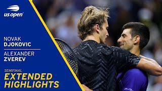 Novak Djokovic vs Alexander Zverev Extended Highlights | 2021 US Open Semifinal