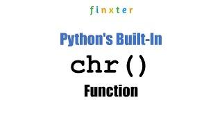 Python chr() Function