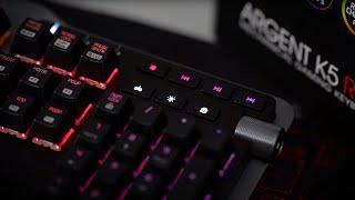 [INTRODUCTION] Thermaltake ARGENT K5: Streamlined mechanical gaming keyboard with MX RGB switches