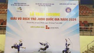 Những gương mặt trẻ judo thanh hoá , Phạm Như Hiến, Nguyễn Văn Nam, Ý Nhi Tại Giải VĐ Trẻ JD QG 2024