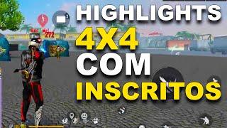 MELHORES MOMENTOS 4X4 E 6X6 COM INSCRITOS - HIGHLIGHTS FREE FIRE