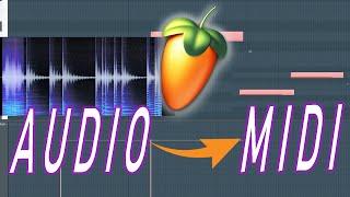 Pasar de  AUDIO (MP3 | WAV) a MIDI en FL Studio 20 