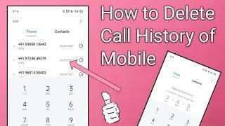 🟡 How to delete call history on android | call logs | call history delete kaise kare