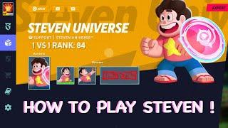 How To Play Steven Universe - Guide, Tips & Combos | Top 100 Steven Player | Multiversus Gameplay.