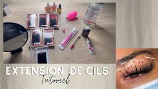 FAIRE SES EXTENSIONS DE CILS SOIT MÊME | POSE HYBRIDE | ITSLENITAA