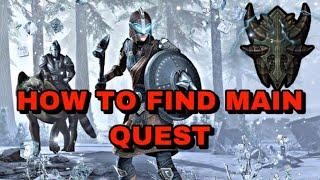 ESO: HOW TO FIND YOUR MAIN QUEST LINE