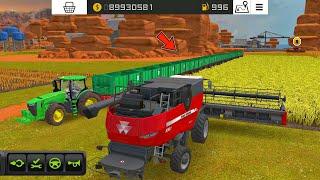 Fs 18 How To Harvest Wheat & Make Big Trali ! Farming Simulator 18 Gameplay | Fs18 Timelapse#fs18