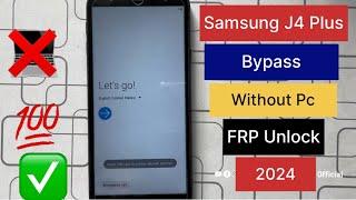 Samsung J4 Plus FRP Bypass Google Account Without PC | How to bypass Samsung J4 Plus |Bypass J4 Plus