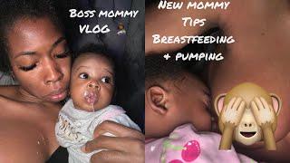 VLOG| BOSS mom getting her BOOBS sucked RAW, & pulled 