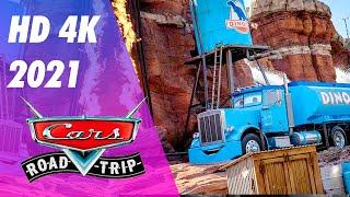 4K POV : NEW Cars Road Trip 2021 Ride - DISNEYLAND PARIS Full On Ride