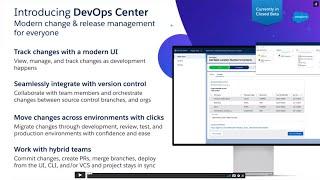 Salesforce DevOps Center demo