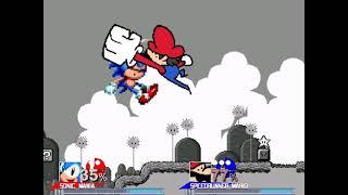 MUGEN Smash Mod: Sonic Vs Speedrunner Mario