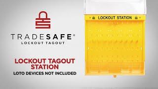 XXL Lockout Tagout Station - No LOTO Devices | TRADESAFE