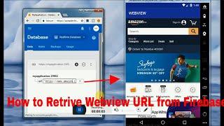 How to Retrive Webview URL from FIrebase Realtime Database