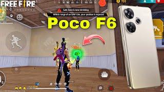 Poco F6 gaming free fire full map gameplay