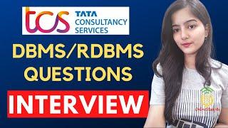 TCS NQT Interview DBMS Questions | Complete DBMS questions for TCS Interview