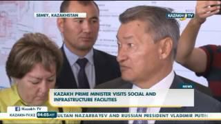 Kazakh Prime minister visits social and infrastructure facilities - Kazakh TV