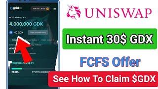 Instant 30 $GDX Claim | Uniswap New Airdrop | Gridex Airdrop | FCFS BASED | Biggest Airdrop