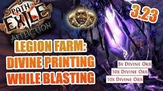 EASY DIVINE FARM With LEGION In Path Of Exile 3.23 Affliction