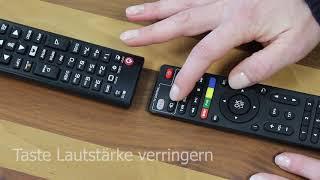 Anleitungsvideo: Lernfunktion der XORO 2in1 Fernbedienung