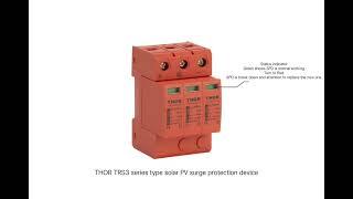 THOR TRS3 series type solar PV surge protection device