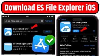 How to Download ES File Explorer in iPhone | ES File Explorer iOS Download | ES File Explorer iPhone