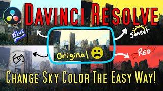 Davinci Resolve Change Sky Color the Easy Way!