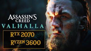 Is it Enough? Ryzen 5 3600 + RTX 2070 Assassin's Creed Valhalla Benchmark Tests 1080p (All Settings)