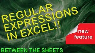 Regular Expressions functions in Excel