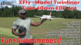 Jaw-Dropping $179.90 Twin EDF Jet: XFly-Model Red Twinliner Fun