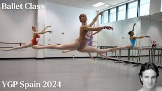 YGP 2024 Barcelona ~ Ballet Class With Maria Eichwald from John Cranko Schulte ~ Junior Soloists