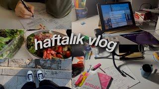 haftalık vlog | dolu dolu bir hafta, kütüphane, dershane | yks günlüğüm #yks2023