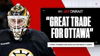 ‘Great trade for Ottawa': Pounder and Button react to Linus Ullmark trade | Jay on SC