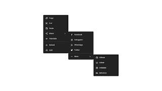 Custom Right Click Menu | Custom Context Menu | HTML CSS Javascript