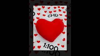 Baby Jack CHD Lovey Tag Blanket Toy Raises Awareness for Congenital Heart Defects 1:100