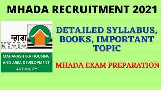 MHADA Recruitment 2021 Detail  | MHADA Books, Syllabus, Notes  | Civil Engg preparation | #MHADA