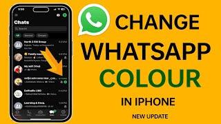 WhatsApp Green Colour Change | How to Change WhatsApp Colour in iPhone NEW UPDATE