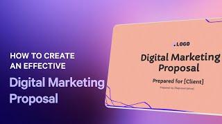 How To Create an Effective Digital Marketing Proposal (+ Free Template)