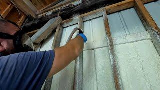 DIY Spray Foam:The Video Pros Don’t Want You To See. Save $$$$