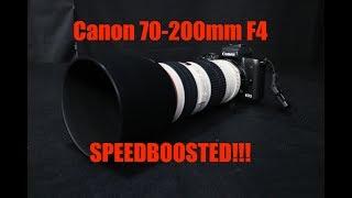 Canon M50 with Viltrox M2 Speedbooster Adapter and 70-200mm F4 L Lens - APS-C Mirrorless Camera