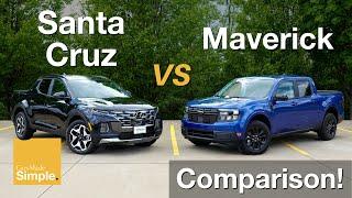 2024 Ford Maverick vs Hyundai Santa Cruz | Very Similar, Totality Different