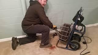 DIY Rental Sewer Snake Drain Clearing