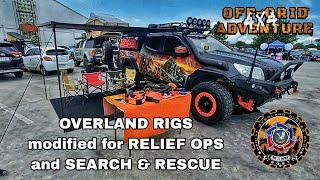 OVERLAND RIGS for RELIEF OPS, SEARCH & RESCUE at the AGILA AUTO SHOW 2024 | Off-Grid 4x4 Adventure