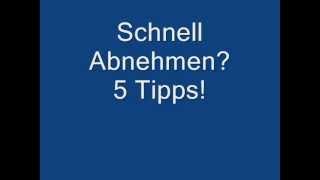 abnehmen tipps und tricks deutsch