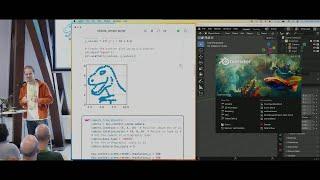 Using Jupyter Notebooks for data-driven visualisation workflows — Blender Conference 2024