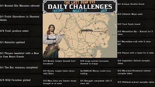 Daily Challenges Madam Nazar Banded Gila Monster Wild Feverfew & More Locations RDR2 Red Dead Online