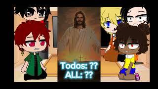 |•Fandoms React to Jesus Christ {Jesus is my sarvior} #jesuschrist #jesus #God #Animereaction ️•|