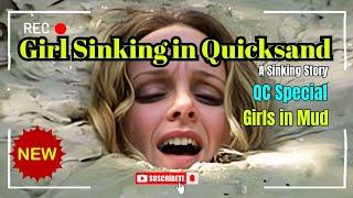 Girl Sinking in Quicksand || Girls in Mud || Quicksand Special #survival #adventure #quicksand